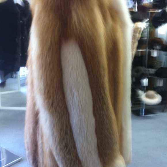 Real red fox fur coat - Picture 4 of 4